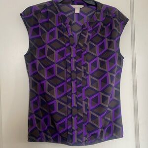 Banana sleeveless blouse